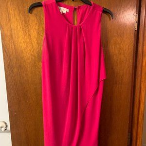 Wrap Dress, sleeveless, pink, keyhole